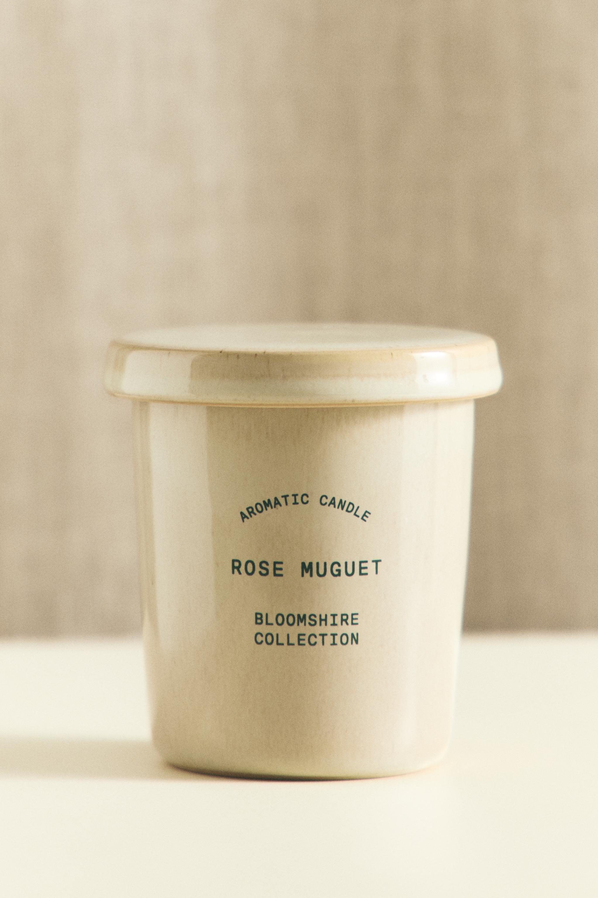 (170 G) ROSE MUGUET SCENTED CANDLE